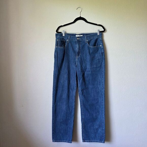 Levis Low Pro Straight Medium Wash Jeans Size 32 - Picture 2 of 6